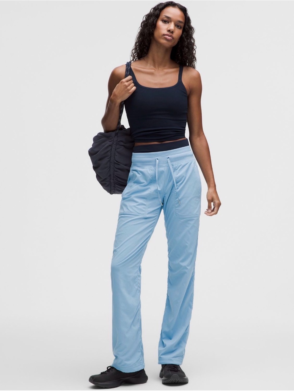 lululemon athletica Light Blue Track Joggers with Drawstring Waist